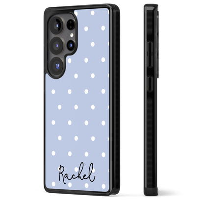 Personalised Simple Light Blue Dots