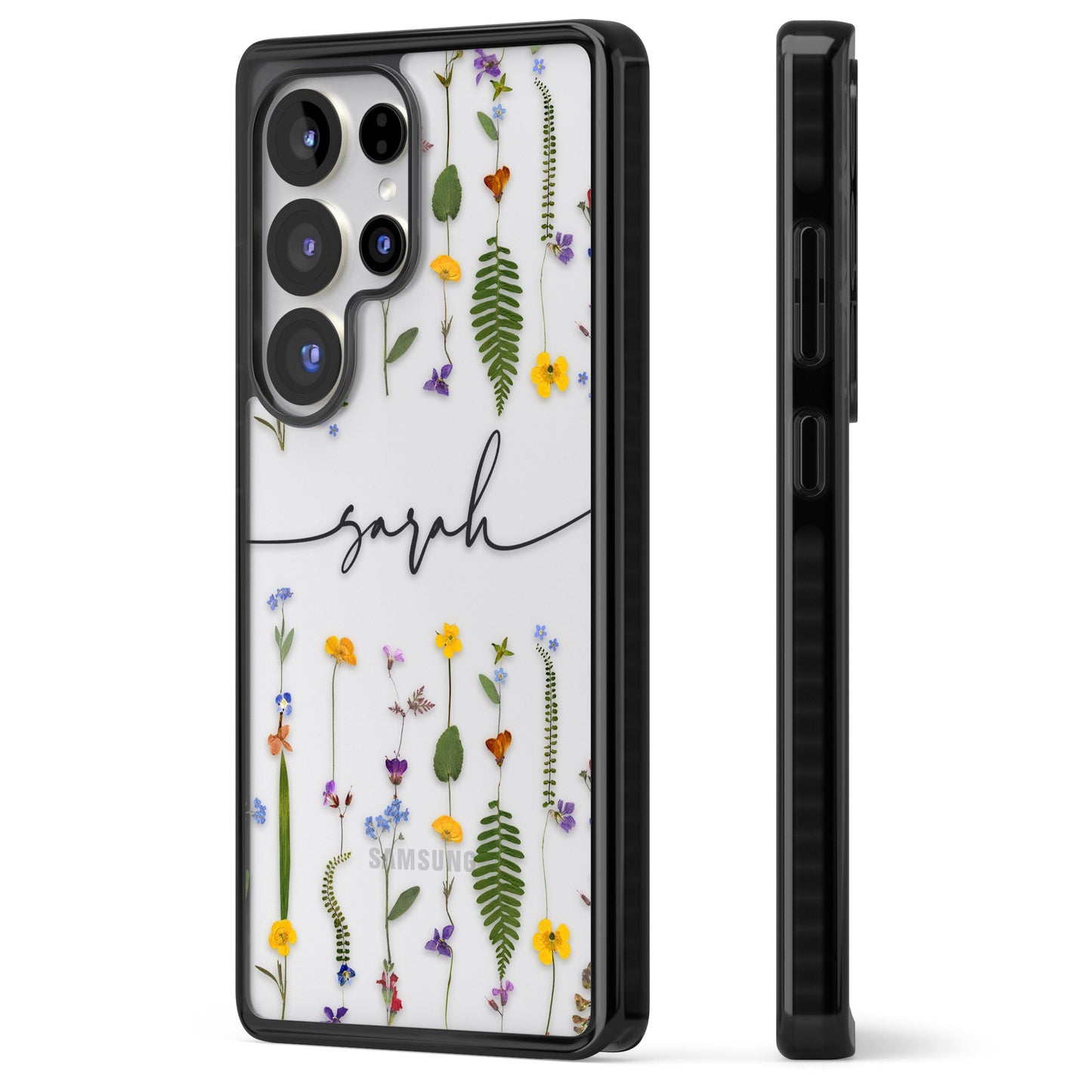 Chaîne de fleurs sauvages personnalisée