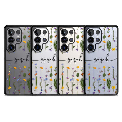 Chaîne de fleurs sauvages personnalisée