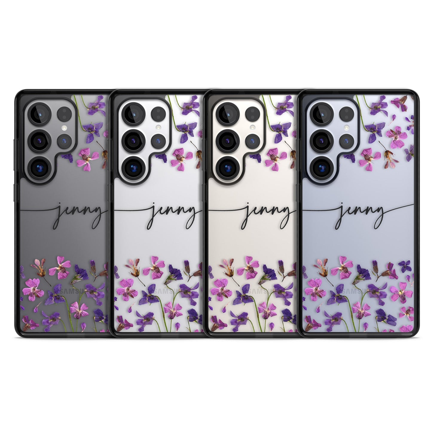 Personalised Purple Violets