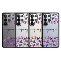 Personalised Purple Violets