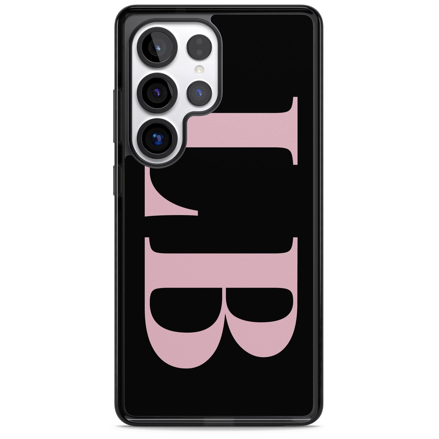 Lettres personnalisées roses et noires vertes