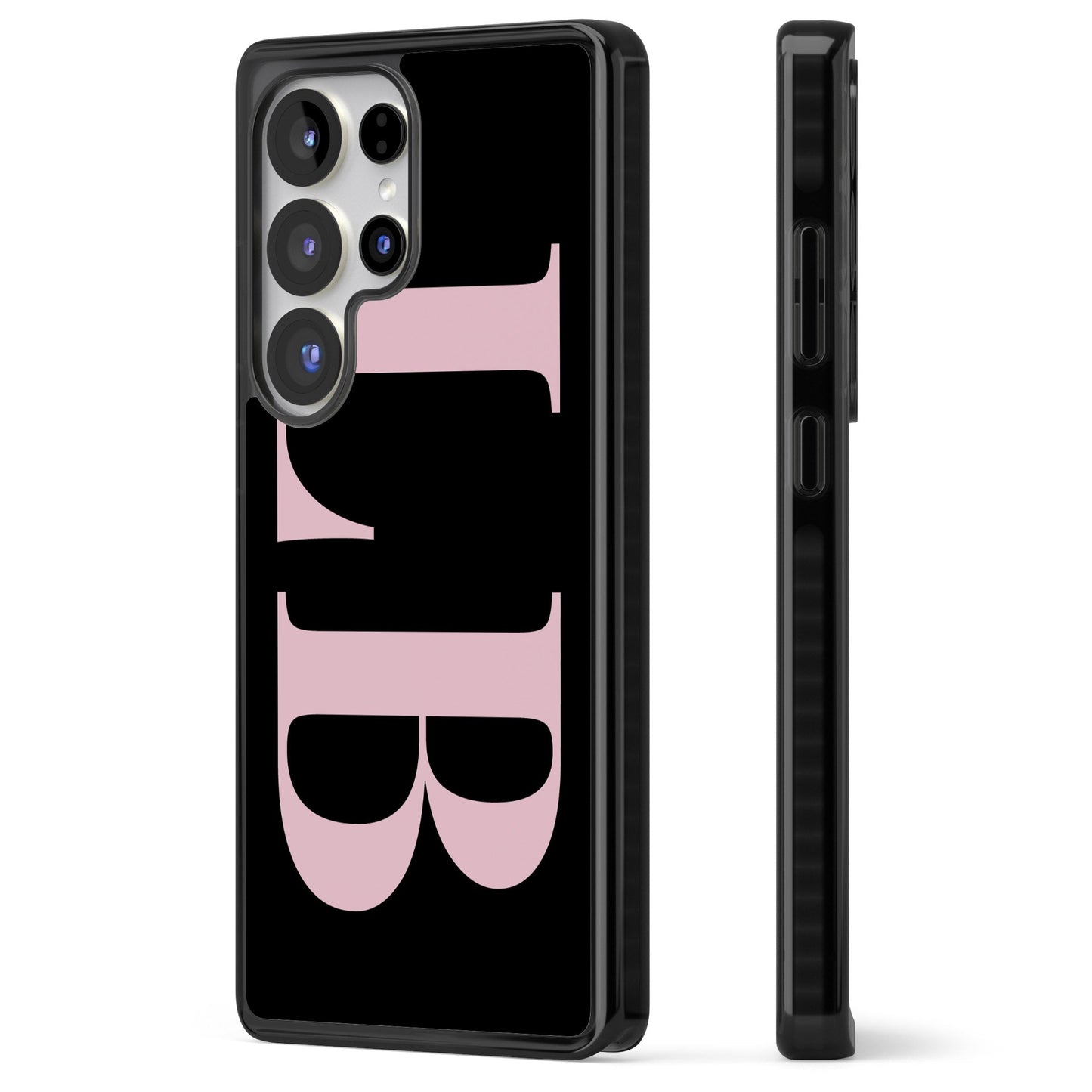 Lettres personnalisées roses et noires vertes