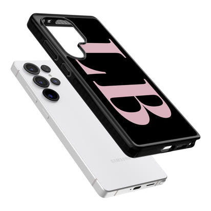 Lettres personnalisées roses et noires vertes