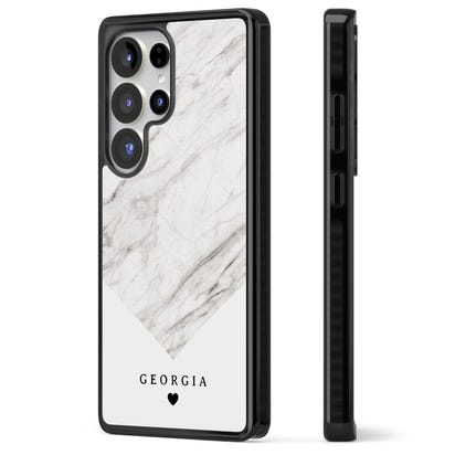 Personalised White Marble