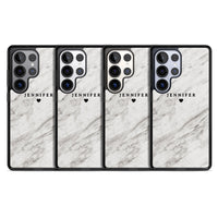 Personalised Light Grey Marble