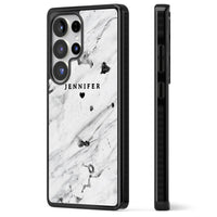 Personalised Marble Heart