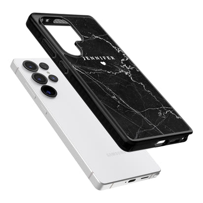 Personalised Black Marble