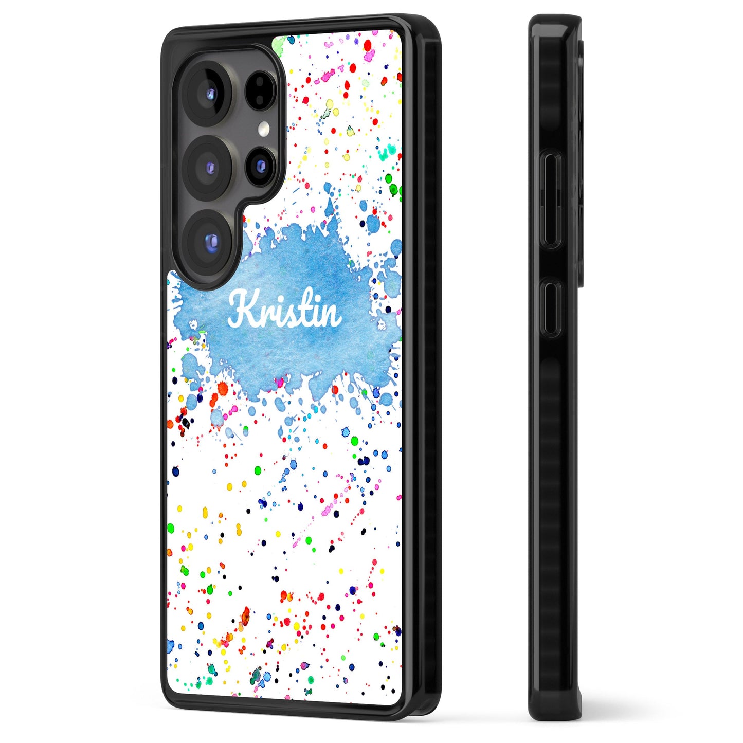 Personalised Rainbow Splatter Name