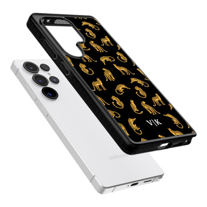 Personalised Gold Cheetah Pattern