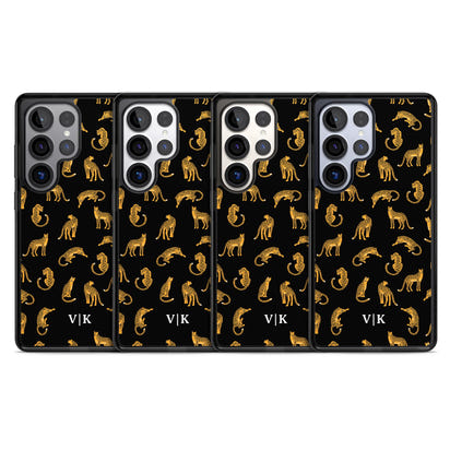 Personalised Gold Cheetah Pattern