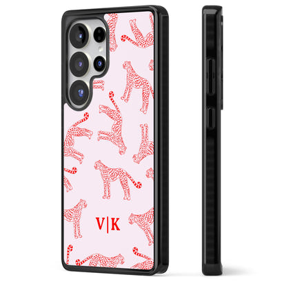 Guépard rouge et rose personnalisé