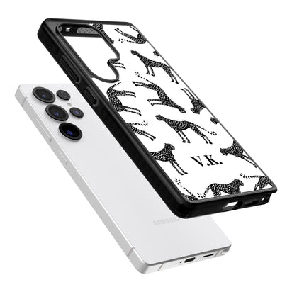 Personalised Black & White Cheetah Pattern