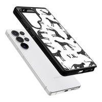 Personalised Black & White Cheetah Pattern