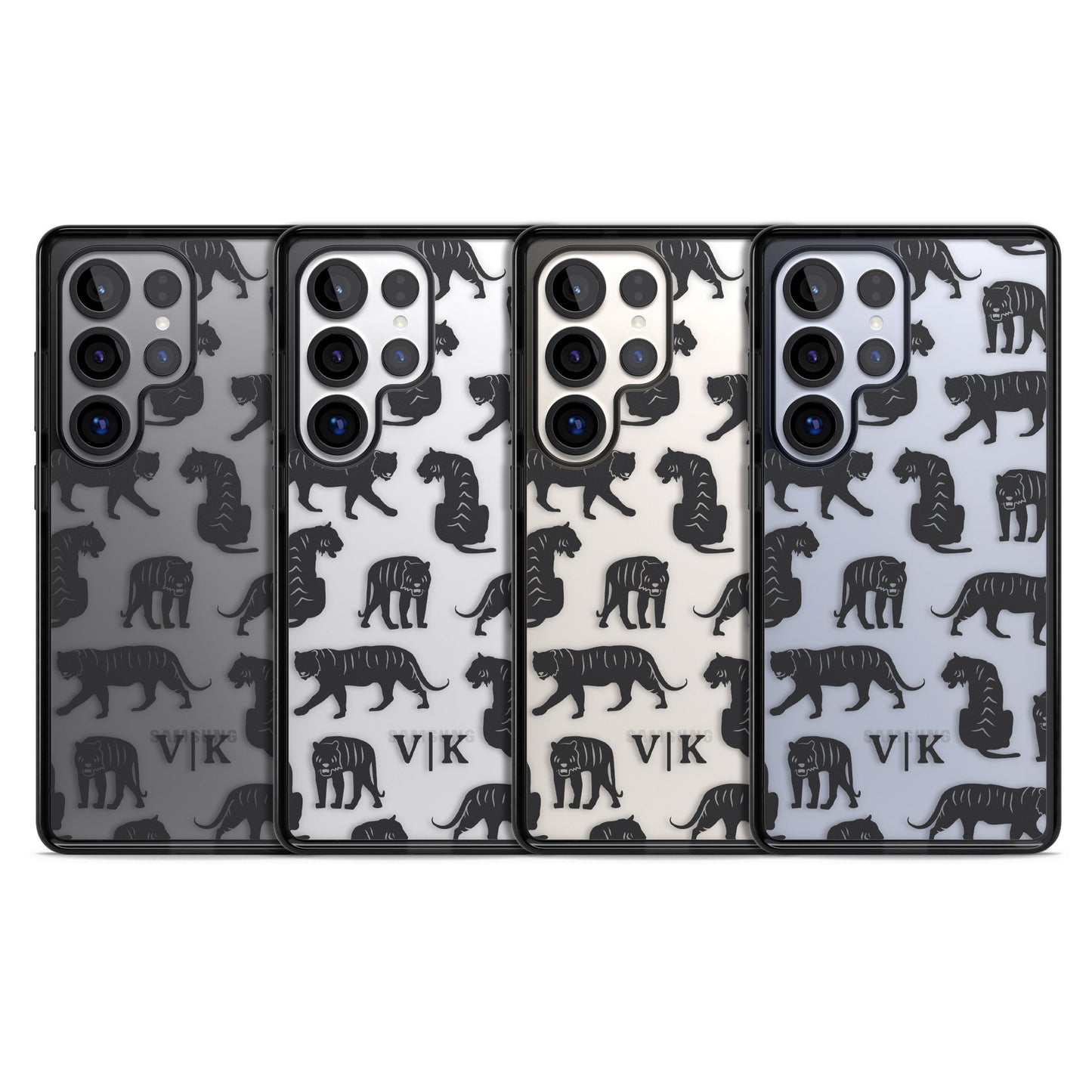 Personalised Tiger Silhouettes