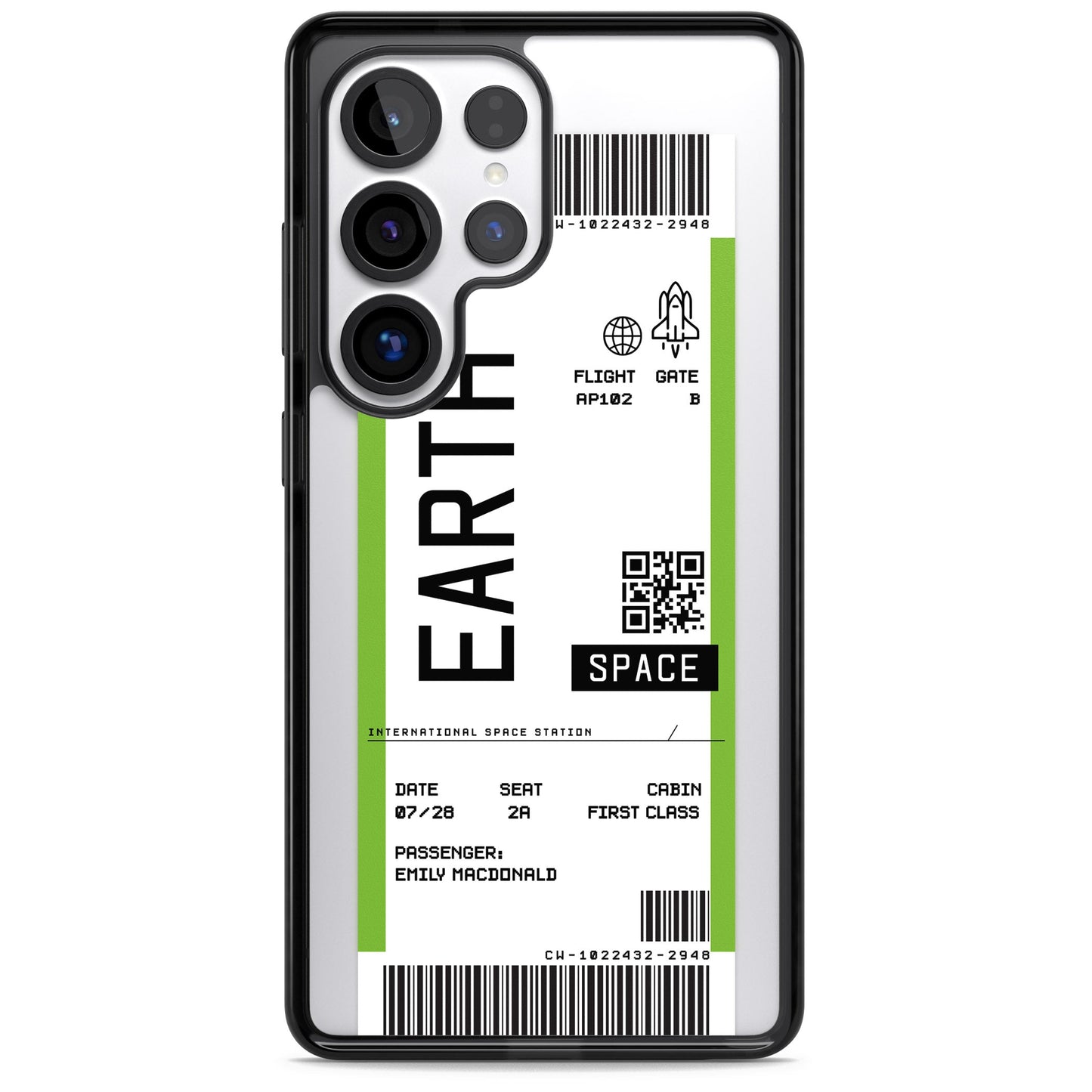 Personalised Earth Travel Ticket