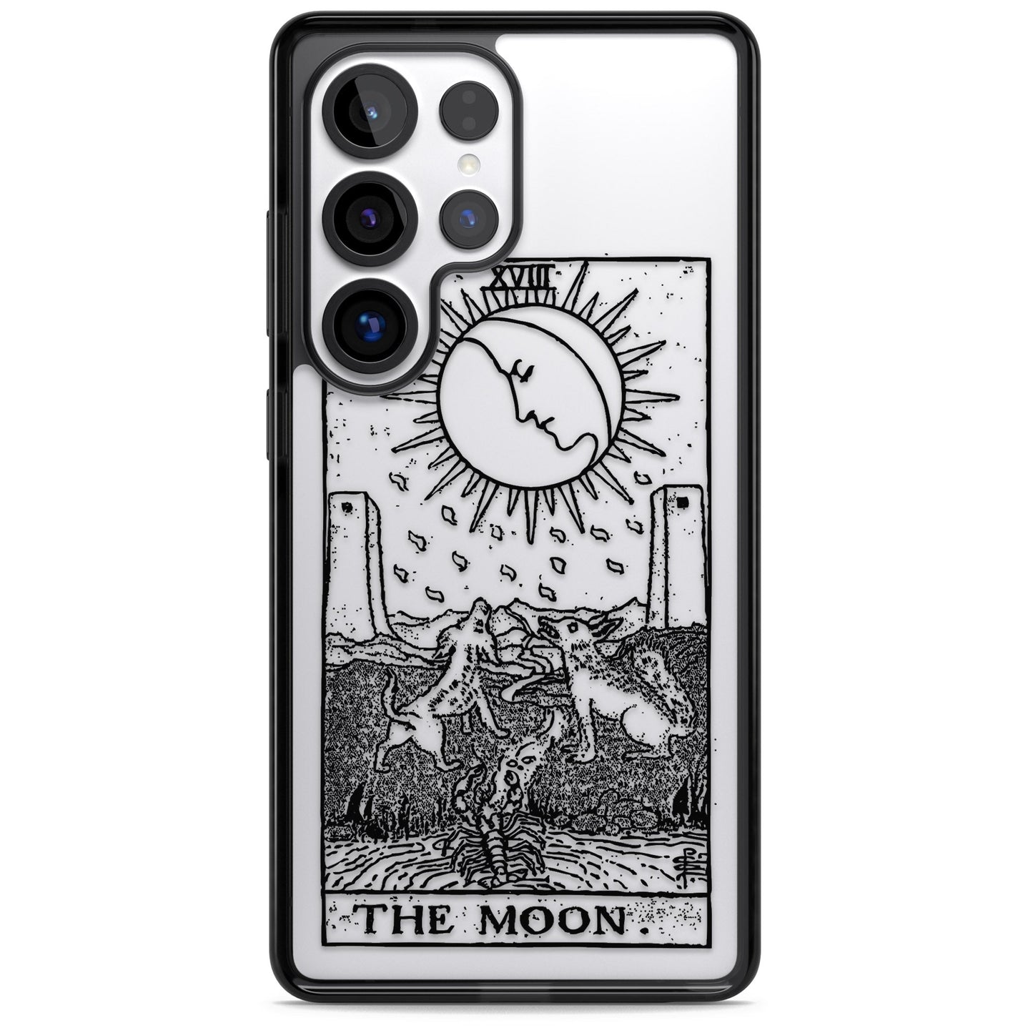 Personalised The Moon Tarot Card (Clear)