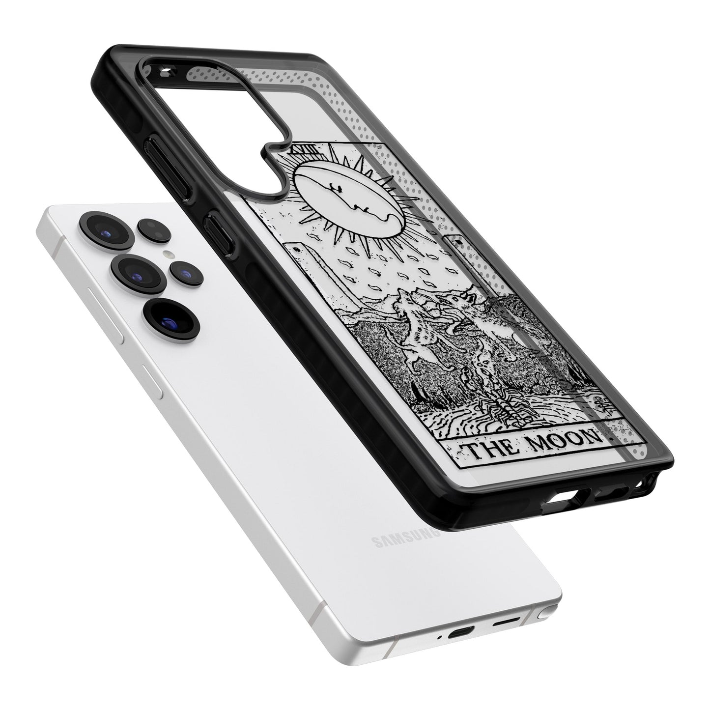 Personalised The Moon Tarot Card (Clear)