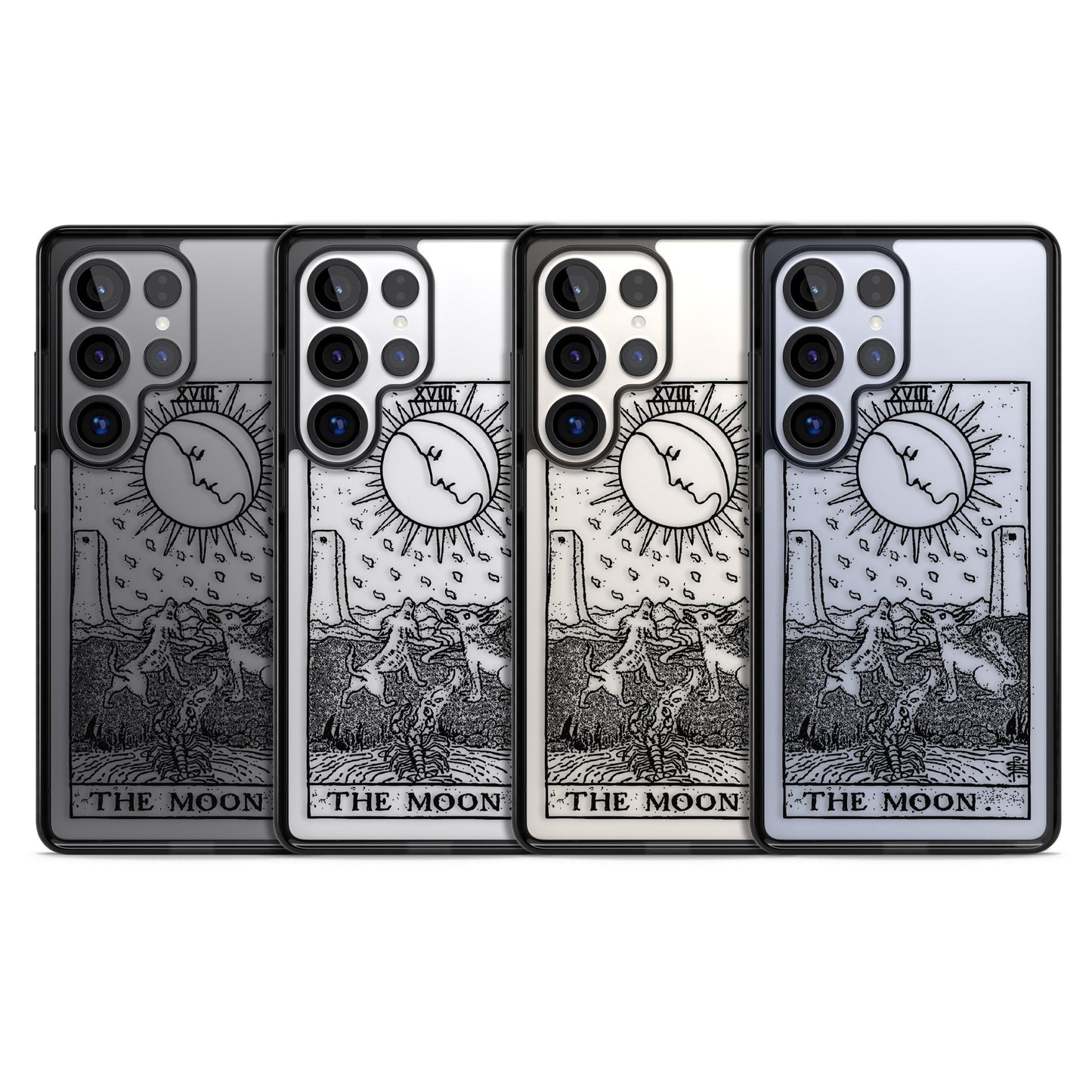 Personalised The Moon Tarot Card (Clear)