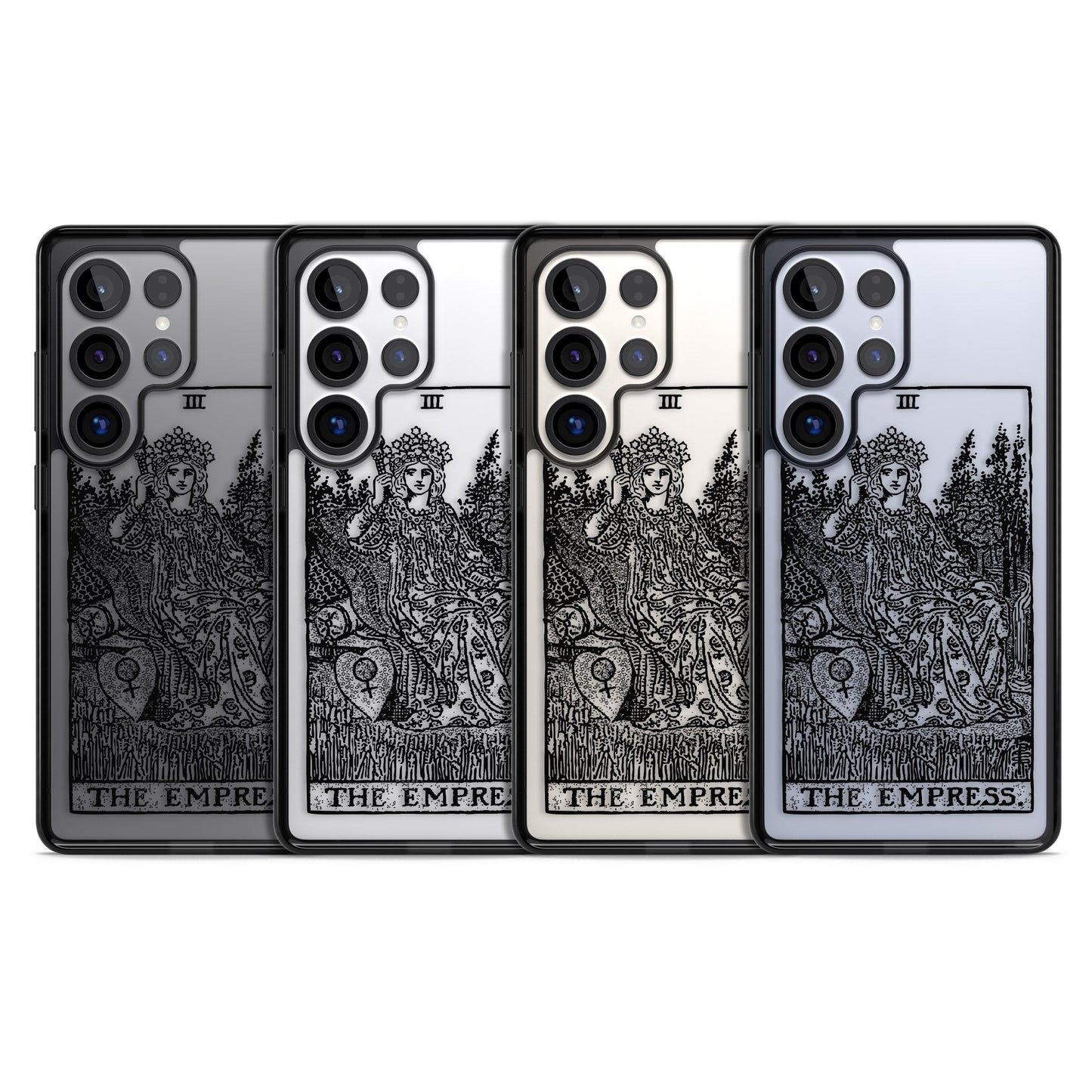 Personalisierte Tarotkarte „Die Kaiserin“ (Transparent)