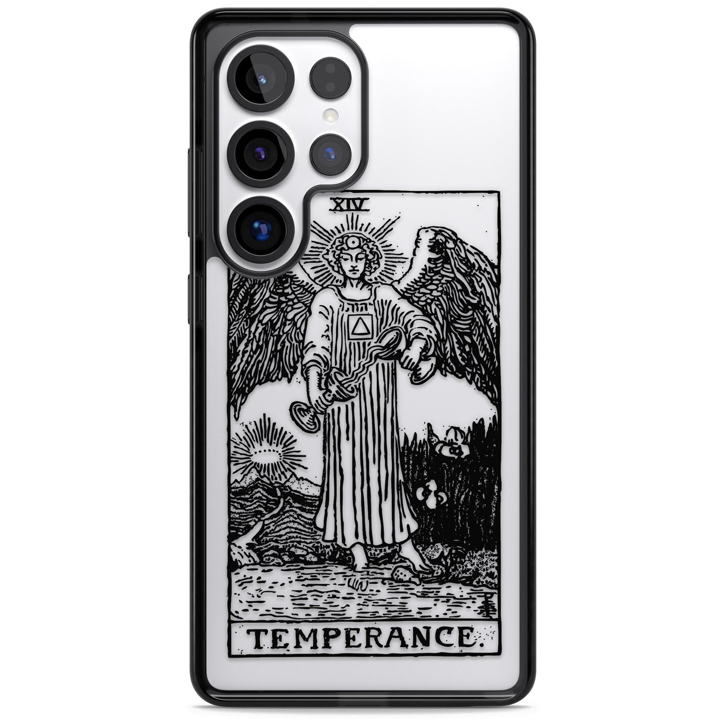 Personalisierte Temperanz-Tarotkarte (Transparent)