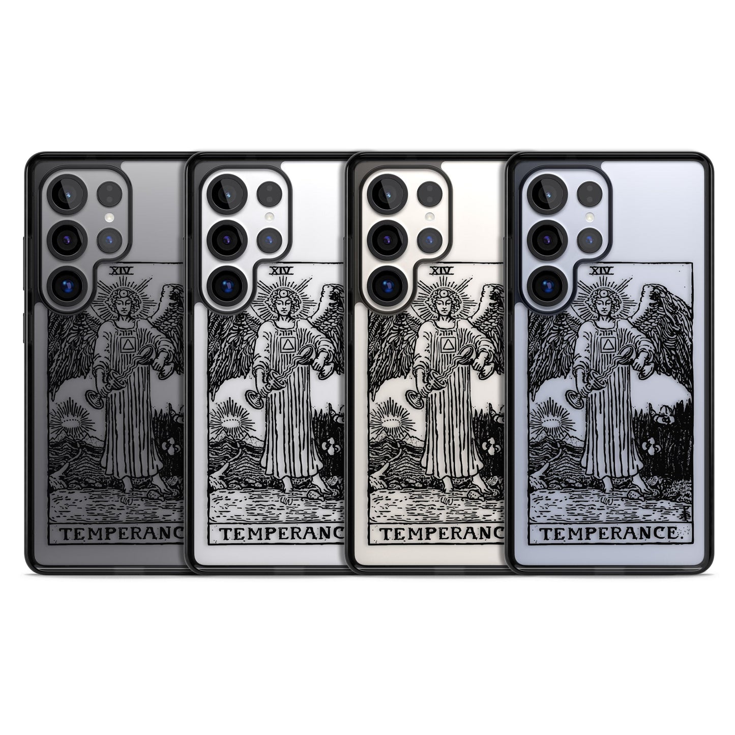 Personalisierte Temperanz-Tarotkarte (Transparent)