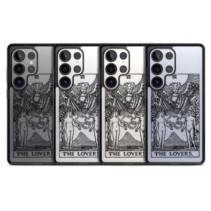 Personalisierte Tarotkarte „Die Liebenden“ (Transparent)