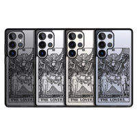 Personalisierte Tarotkarte „Die Liebenden“ (Transparent)