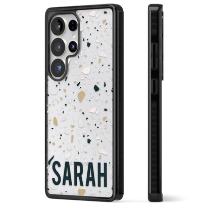 Personalised Terrazzo Blue, Pink, Brown