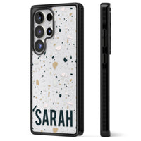 Personalised Terrazzo Blue, Pink, Brown