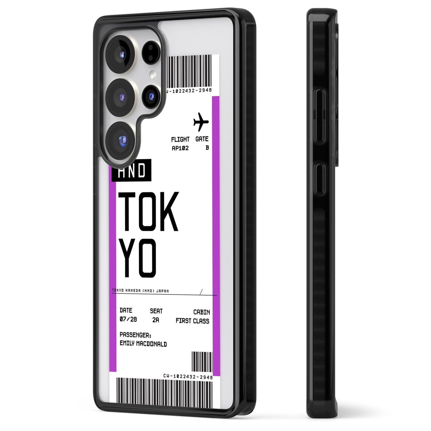 Personalised Tokyo Boarding Pass