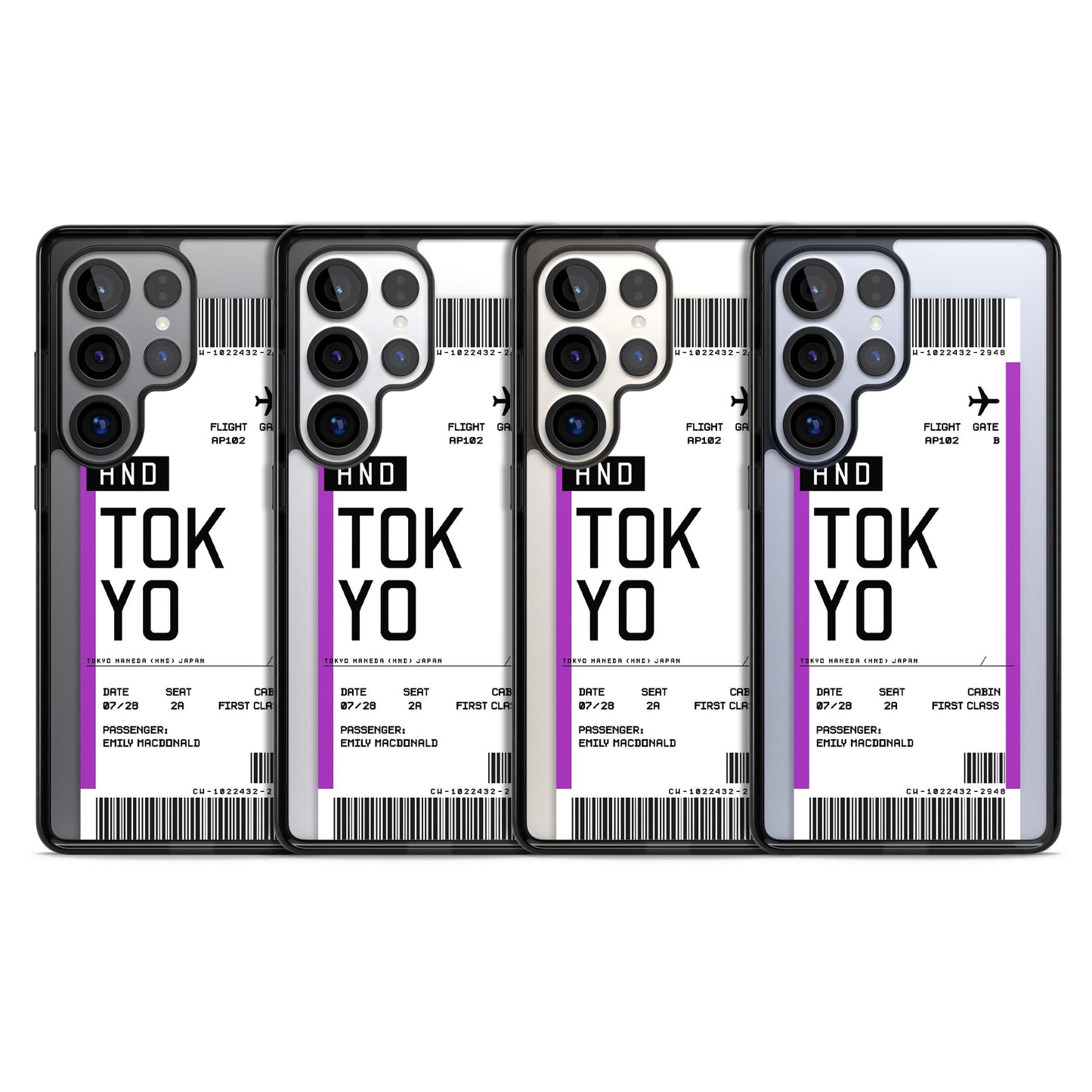 Personalised Tokyo Boarding Pass