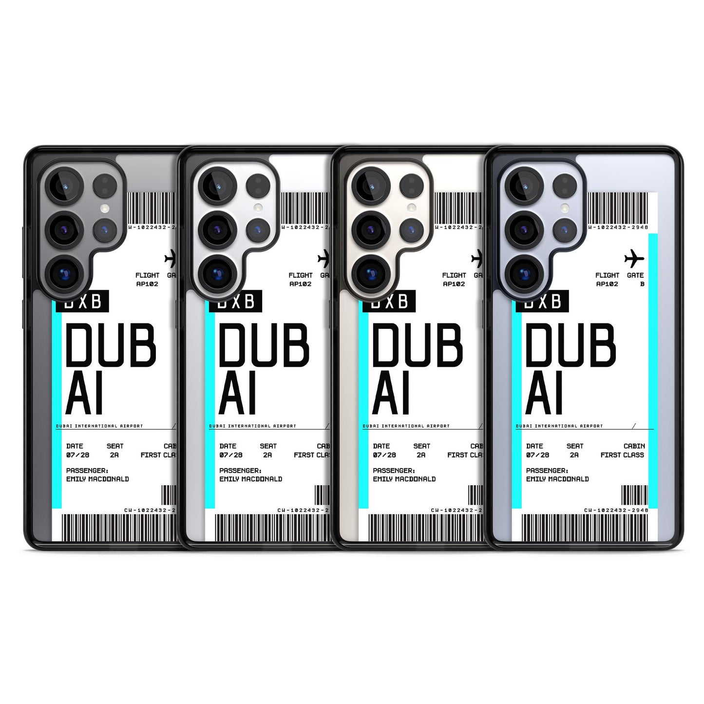Personalised Dubai Boarding Pass
