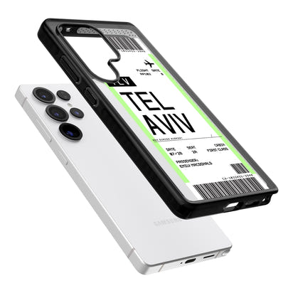 Personalisierte Bordkarte für Tel Aviv