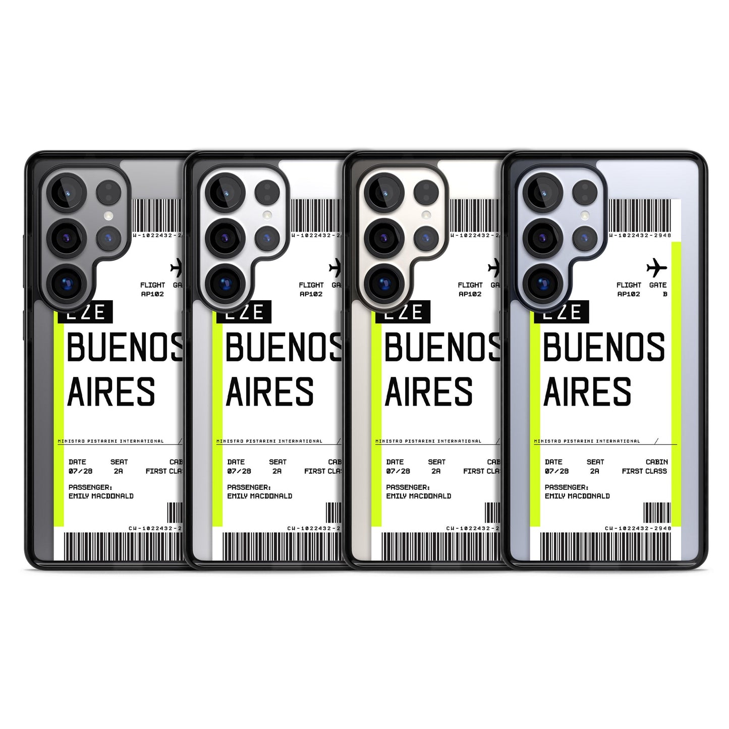 Personalised Buenos Aires Boarding Pass