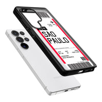 Personalisierte Bordkarte für São Paulo