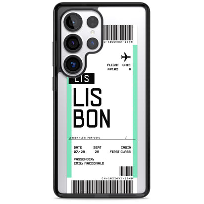 Personalised Lisbon Boarding Pass