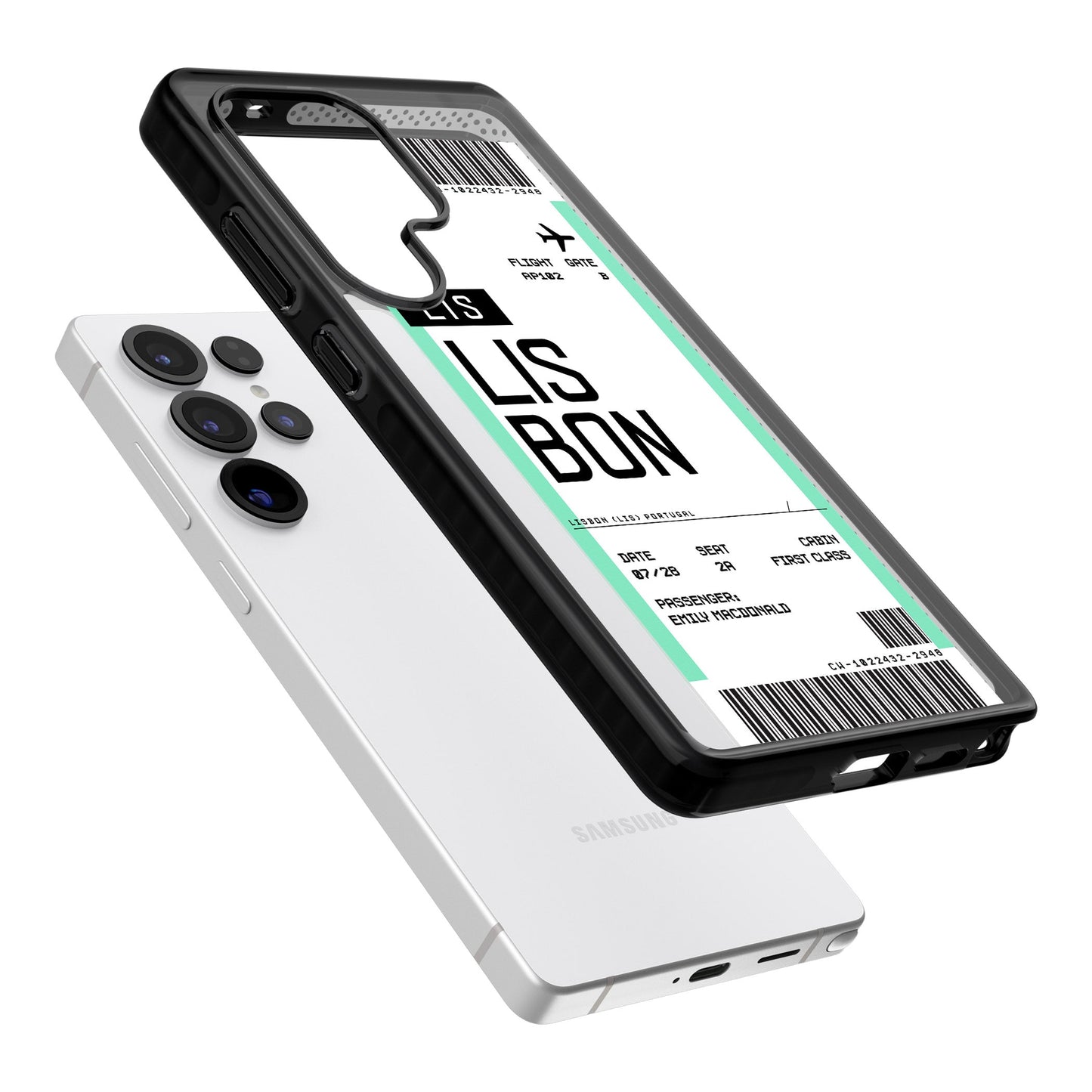 Personalised Lisbon Boarding Pass