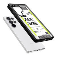 Personalisierte Bordkarte für Santorini