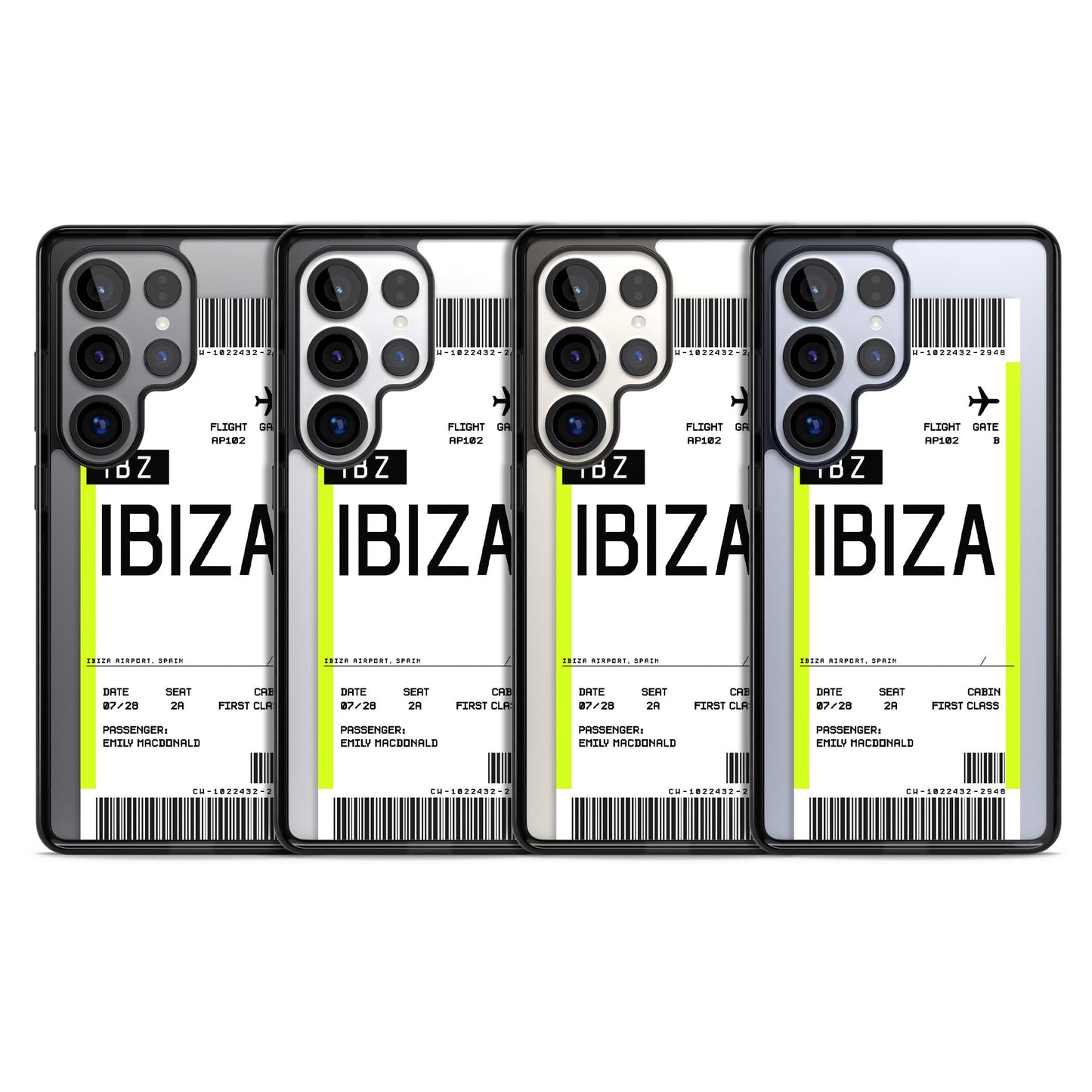 Personalised Ibiza Boarding Pass