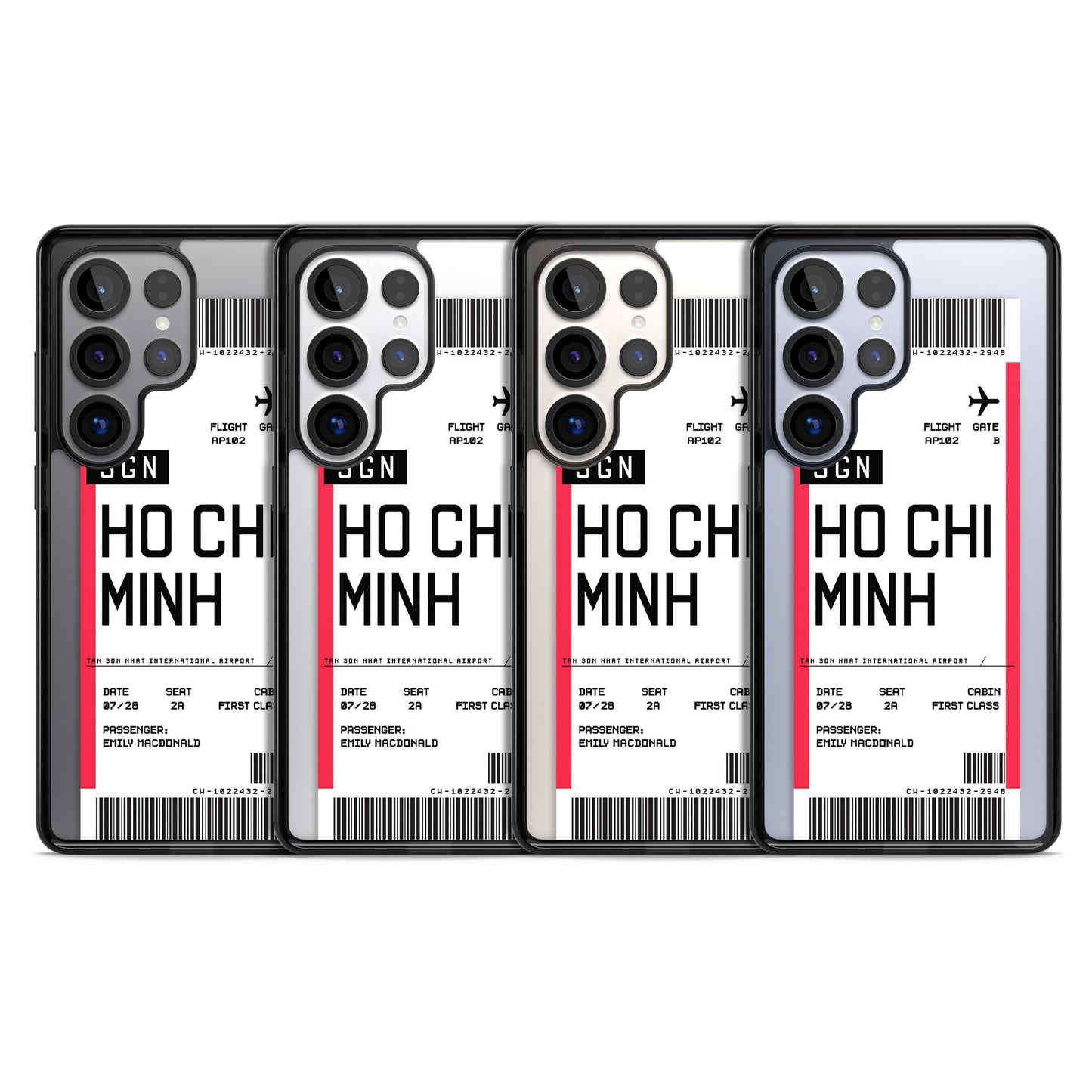 Personalised Ho Chi Minh Boarding Pass