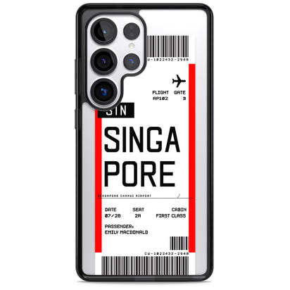Personalised Singapore Boarding Pass