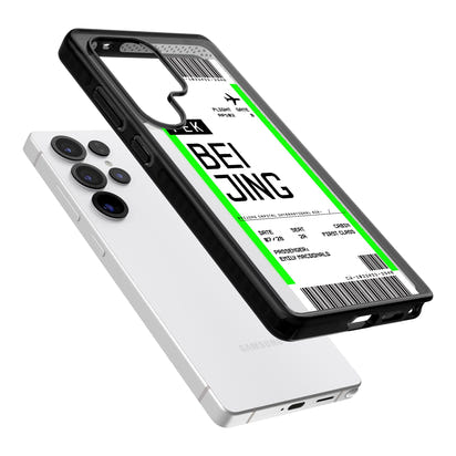 Carte d'embarquement personnalisée pour Pékin