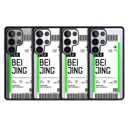 Carte d'embarquement personnalisée pour Pékin