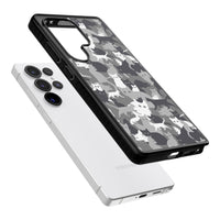 Dunkelgraue Katzentarnung