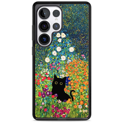 Cat in Klimt's Garden