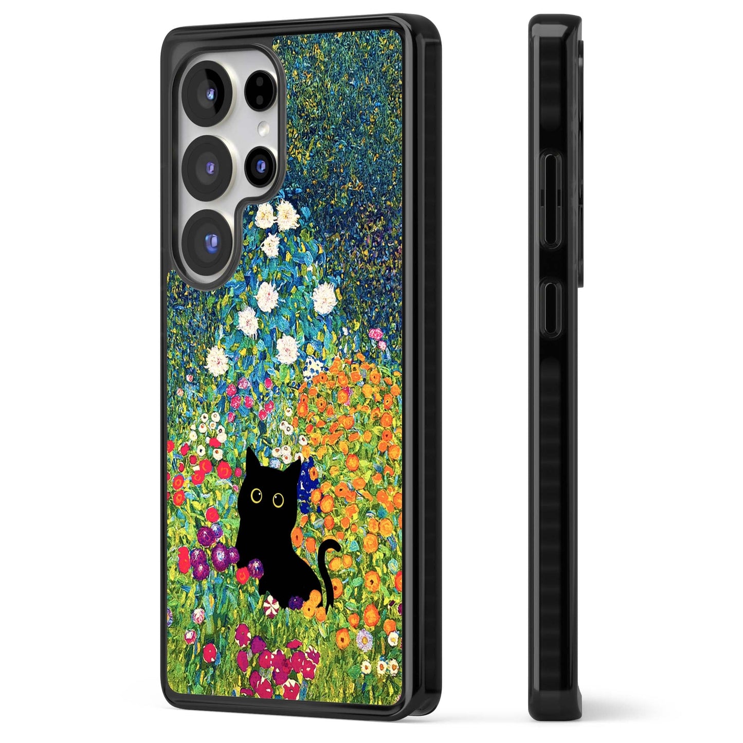 Cat in Klimt's Garden