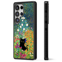 Cat in Klimt's Garden