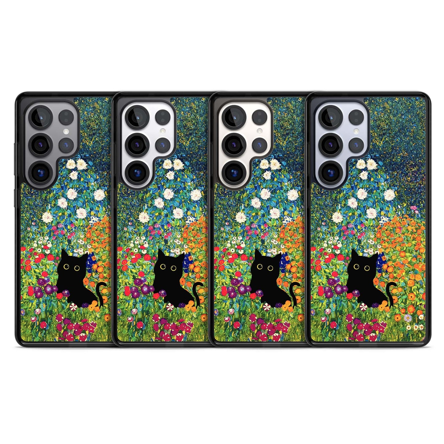 Cat in Klimt's Garden