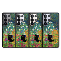 Cat in Klimt's Garden